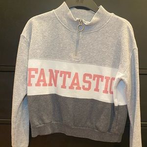 H&M Girls grey pullover sweater